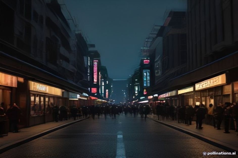 A realistic, clean pavement, glowing streetlights, soft atmospheric night lighting, solo female traveler walking in distance, ultra detailed